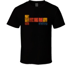 Retro 80's Movie Tron Encom Distressed T Shirt