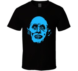 Cool Halloween Horror Movie Nosferatu Blue Silhouette big head  T Shir