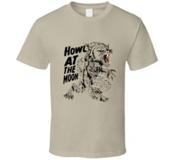 Cool Halloween Horror Movie Howl At The Moon Werewolf  T Shirt