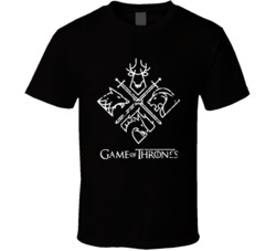 Cool Game of thrones 4 House Sigils TV Show Distressed T Shirt