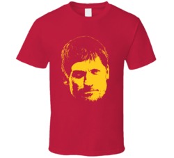 Cool Jaime Lannister Game of Thrones Big Silhouette T Shirt