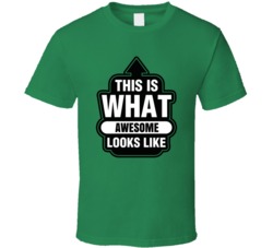 Cool This Is What Awesome Looks Like  T Shirt