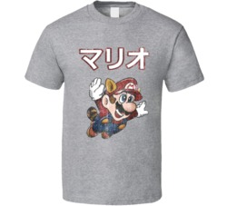 Cool Super Mario Brothers 3 Distressed Japanese NES Nintendo T Shirt