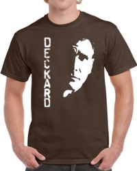 Cool Classic Blade Runner Movie Deckard Big Head Silhouette Movie  T S