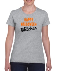 Cool Funny Halloween Happy Halloween Witches Costume Distressed T Shir