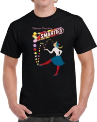 Cool Classic Advertising Poster Smarties 1958 Candy T Shirt