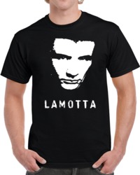 Jake Lamotta Raging Bull Tribute Boxing Silhouette  T Shirt