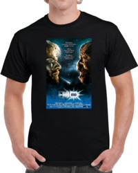 Cool Cult Classic 1985 Enemy Mine Movie Poster Distressed T Shirt