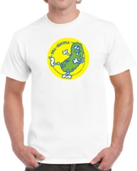 Cool Retro Scratch and Sniff Dill Lightful Pickle Sticker 90's T 