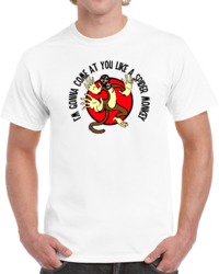 Cool Talledega Nights Ricky Bobby Spider Monkey Movie  T Shirt