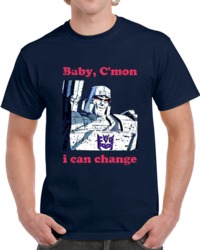 Cool Megatron I can change Transformer funny distressed  T Shirt