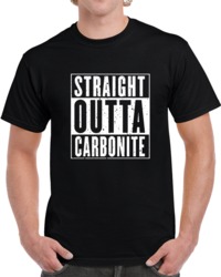 Straight Outta Carbonite Star Wars Parody Han Solo  T Shirt