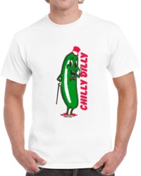 Retro Chilly Dilly Pickle Snack Bar Drive-In T Shirt