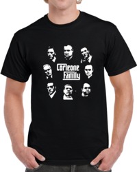 The Godfather Movie The Corleone Family Silhouette Movie T Shirt