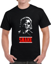 Escape from New York Snake Plissken Bog Head Silhouette Movie 1 T Shir