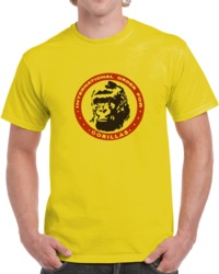 Retro 80s Movie Real Genius International Order of Gorillas  T Shirt