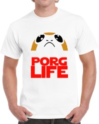 The Last Jedi Porg Life Sci Fi Movie  T Shirt
