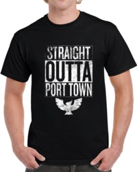 F Zero Captain Falcon Straight Outta Port Town Video Game  T Shirt
