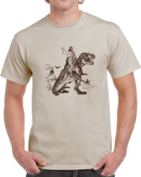 Jesus Riding a T Rex Argument is Void  T Shirt
