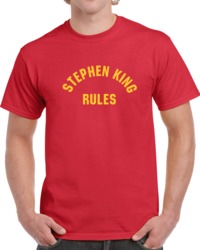 Retro Cult Classic Monster Squad Stephen King Rules Movie  T Shirt