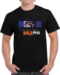 Retro Classic Video Game Ninja Gaiden Start Screen T Shirt