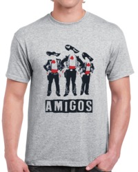 Cult Classic Comedy The Three Amigos Silhouette  T Shirt