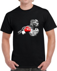 Boxing Legend Mike Tyson Silhouette Heavyweight Champ Boxing  T Shirt