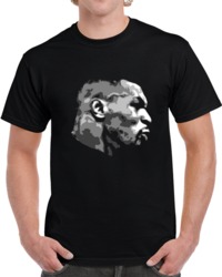 Boxing Legend Mike Tyson Big Face Silhouette Heavyweight Champ Boxing 