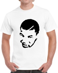 Boxing Legend Mike Tyson Face Silhouette Heavyweight Champ Boxing T Sh
