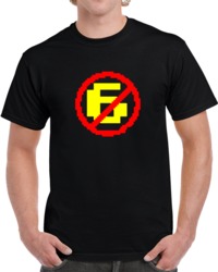 Ready Player One Anti Sixer Sign 8 Bit T Shirt
