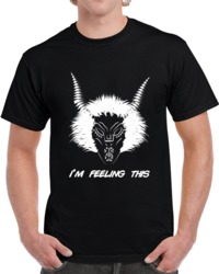 Black Panther Movie Erik Killmonger Mask Silhouette I'm Feeling T
