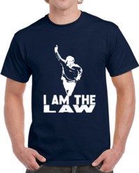 Denis Law Scotland Legend Silhouette  I am The Law Soccer T Shirt