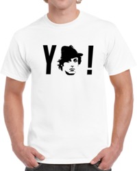 Classic Movie Rocky YO Silhouette Boxing Movie  T Shirt