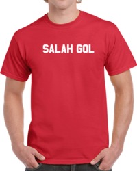 Liverpool FC Soccer Team Mohamed Salah Striker Salah Gol  T Shirt