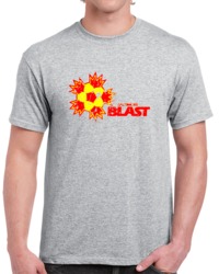 Retro Baltimore Blast Major Indoor Soccer League MISL Distressed T Shi