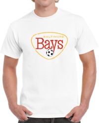 Retro Baltimore Bays North American Soccer League NASL Distressed T Sh