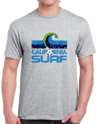 Retro California Surf North American Soccer League NASL Distressed T S