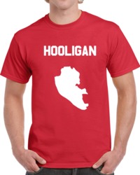 Hooligan Liverpool FC Premier League Merseyside Soccer Fan  T Shirt