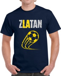 Zlatan Ibrahimovic MLS LA Soccer Team Distressed Soccer V2 T Shirt