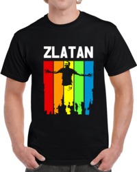 Zlatan Ibrahimovic MLS LA Soccer Team Soccer Retro Style  T Shirt