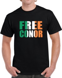 Conor Mcgregor Free Conor MMA Fighter Fan  T Shirt