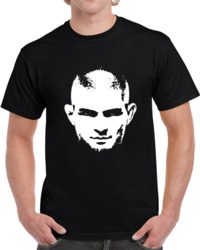khabib nurmagomedov Big Face Silhouette MMA Fighter Fight Fan T Shirt