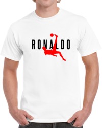Air Ronaldo Soccer Fan Bicycle Kick Cool  T Shirt