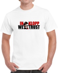 Jurgen Klopp Liverpool In Klopp We Trust LFC Soccer Fan V2 T Shirt