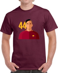 AS Roma Manolas Caricature Emoji Soccer Fan  T Shirt