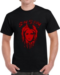 Buffy The Vampire Slayer Slay All Day SMG TV Show Fan  T Shirt