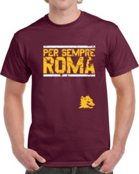 As Roma Soccer Team Per Sempre Roma Forever Soccer Fan T Shirt