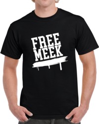 Free Meek Hip Hop Fan  T Shirt