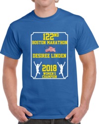 122nd Boston Marathon Winner 2018 Desiree Linden American Runner V2 T 