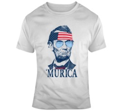 Abraham Lincoln 16th President Funny MURICA T Shirt